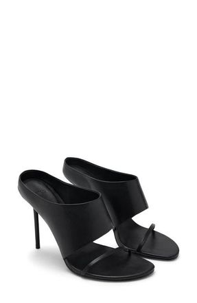Mango Slide Sandal in Black at Nordstrom, Size 6Us