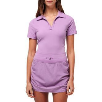 Travis Mathew MoveKnit Active Polo in Dusty Lavender at Nordstrom Rack, Size X-Small