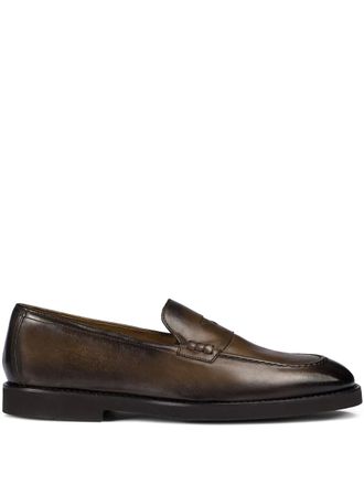 Doucal's leather loafers - Brown