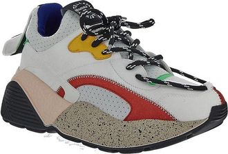 Stella McCartney Womens White Vegan Leather Chunky Sneakers