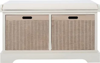 Safavieh Landers 2- Drawer Cushioned Storage Bench