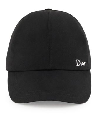 Dior DIOR MONTAIGNE HAT IN BLACK TECHNICAL FABRIC - Christian Dior - Man