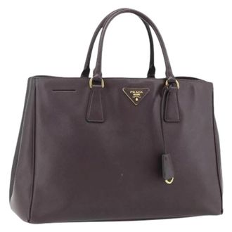 Prada Pre-owned Tote Bags, female, Purple, Size: ONE SIZE Pre-owned Vintage Tote Bag