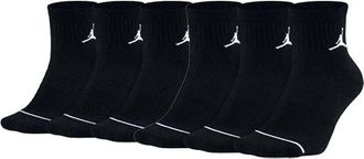 Nike Jordan Nike Apparel Socks Men Air Jordan Jumpman Qtr Socks 3 Black SX5544-010
