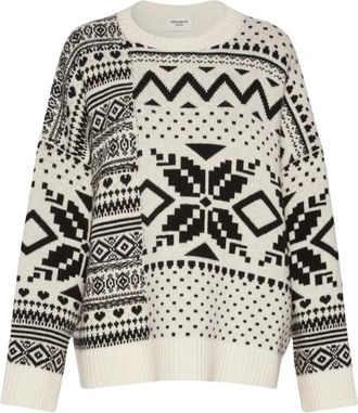 Max Mara Round-neck Truien - Dames - Ronde hals truien - Veelkleurig - M - Truien & Vesten