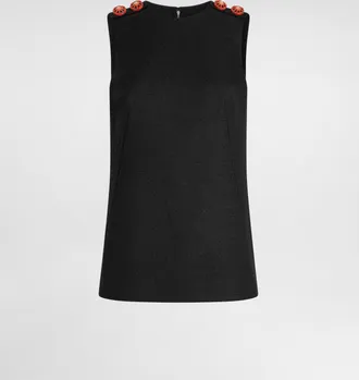 Dolce & Gabbana Fabric Top - Woman Shirts And Tops Black 38