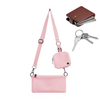 Generic Wallet Set - Canvas Carry Tote Satchel, Stylish Work Purse Collection, Adjustable Shoulder Strap Bag, Organizer for Folders Books, Daily Use Fashion A