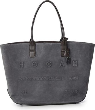 Hogan Shopping Address Medium - - Bags - Donna - Grigio - ONE SIZE