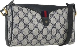 Gucci Pre-owned Plastic Cross Body Bag - Dames - Vintage Schoudertas - Blauw - ONE Size - Vintage