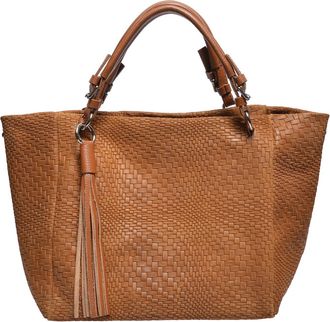 Roberta M COGNAC Rundleer Tas
