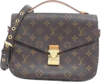 Louis Vuitton Pre-owned Pochette Metis Monogram Schoudertas - Dames - Vintage Schoudertas - Bruin - ONE Size - Vintage