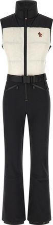 Moncler Sleeveless Ski Suit Jewelry White/Black