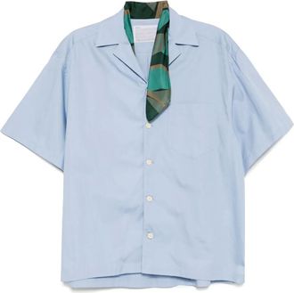 Kolor Camicia in cotone - Blu
