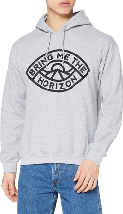 Bring Me The Horizon Mens Eye Sweatshirt, Grey (Grey Grey), Medium
