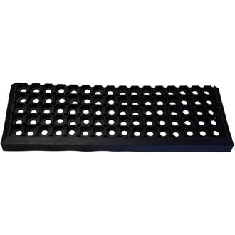 Imports Decor Hollow Rubber Doormat, 30 x 10