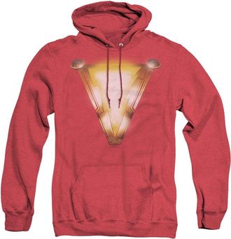 Gildan Shazam Movie Bolt Adult Heather Hoodie / Hooded Sweatshirt