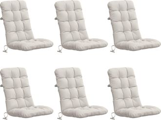 vidaXL Cojines Para Sillas De Respaldo Alto En 6 Piezas Vianen 6 Pcs Vidaxl