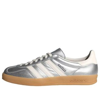adidas Gazelle Indoor Silver Metallic White JR1206