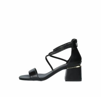 Ex&eacute; Womens Carmen Heeled Sandals In Black