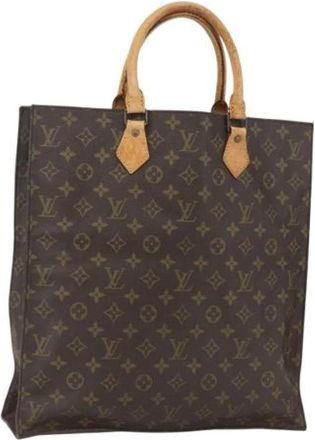 Louis Vuitton Pre-owned Tote Bags, female, Brown, Size: ONE SIZE Pre-owned Canvas Tote Bag