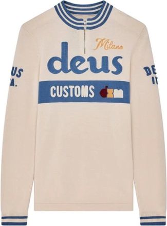 Deus Jersey de punto Henzen LS - Tops - Hombre - Beige - L