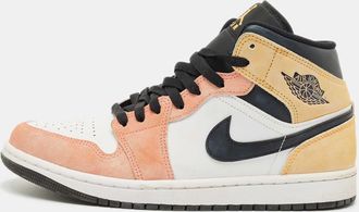 Air Jordan s Multicolor Suede And Leather Jordan 1 Mid Se Flight Club Sneakers