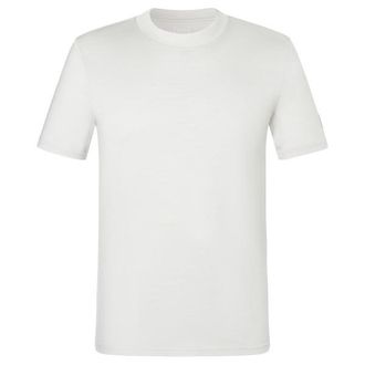 super.natural Casual Rib Bio Jersey Tee Merinoshirt f&uuml;r Herren | wei&szlig;