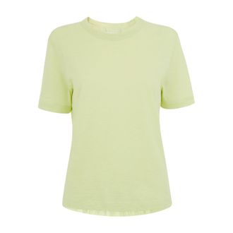 Whistles Emily Ultimate Womens Short Sleeve T-Shirt - Lime