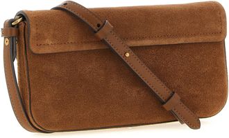 Pinko Suede Shoulder Bag - Tan