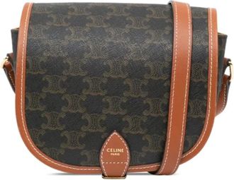 Celine Pre-owned Cross Body Bags, female, Brown, Size: ONE SIZE Pre-owned Fabric crossbody-bags