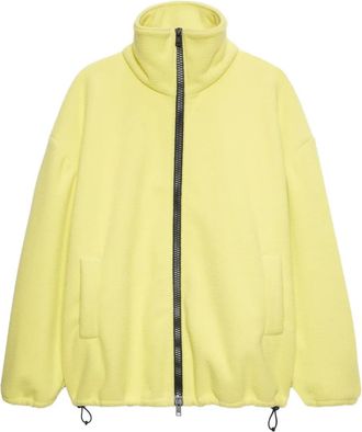 Msgm zip-fastening sweatshirt - Yellow