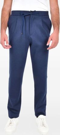 Drumohr drawstring wool trousers - Blue