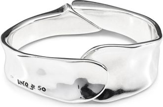 UNOde50 Rippled Wave Silver Cuff
