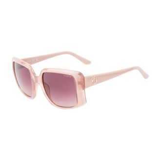 Guess Sunglasses, female, Beige, Size: ONE SIZE Resin Frame Sunglasses