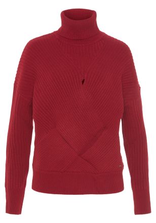 Pepe Jeans London Rollkragenpullover »VIVIAN RO« 1 Stk. tlg. in trendiger Wickeloptik, wärmend & kuschelig