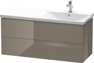 Duravit Duravit L-cube M&oacute;dulo Mural 1220mm De Ancho, Profundidad 481, 2 Cajones, Apto Para P3 Comfort Art&iacute;culo 233412, Lavabo A La Derecha, Color: Laca De Col
