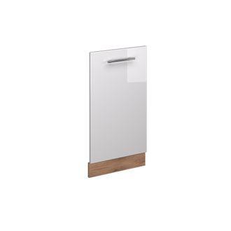 Vicco Panel Frontal Del Lavavajillas Fame-line, Blanco Alto Brillo, 45 Cm Sin Encimera Vicco