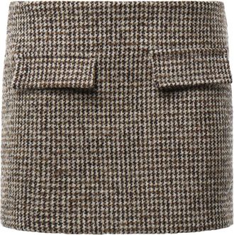Dondup Rokken, Dames, Bruin, XS, Short Skirts
