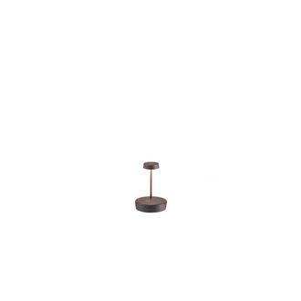 Zafferano L&aacute;mpara de mesa zafferano led de aluminio corten recargable mini pro