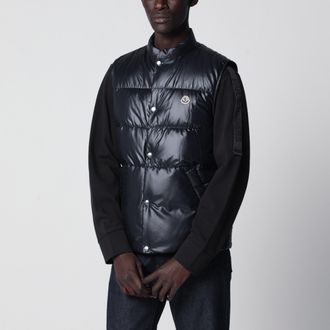 Moncler Navy blue down-filled Restigo vest