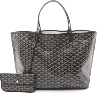 Goyard Coated Canvas Brown St Louis GM Tote Bag Size L