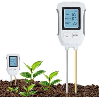 OEM Medidor De Suelo, Medidor Digital 3 En 1 De Humedad Del Suelo Con Ph/humedad/temperatura Para Jard&iacute;n, C&eacute;sped, Agricultura Y Plantas De Interior/exteri