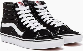 Vans Womens Vans SK8 Hi Black / White Trainers - Size: UK 4 / eu 36.5 / us 4.5