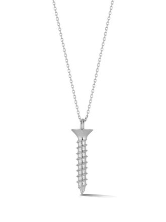Mateo Bijoux sterling silver Screw necklace - men - Sterling Silver/Rhodium Plated Sterling Silver - One Size