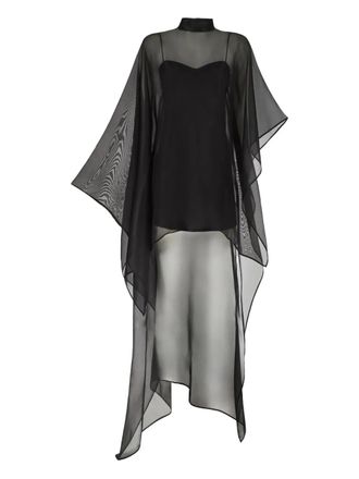 Taller Marmo California Fantasma dress - women - Acetate/Silk/Viscose - 40 - Black