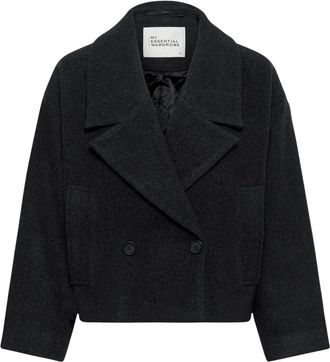 MY ESSENTIAL WARDROBE Layla Blazer - Dames - Mantel - Grijs - 3XL - Wol - Jassen