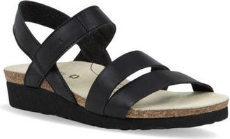 Naot Kayla Arch Pro Sandal in Black Leather at Nordstrom, Size 10Us