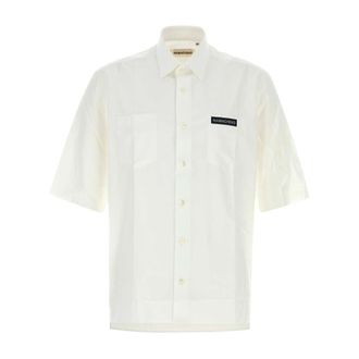 Namacheko Short Sleeve Shirts, male, White, Size: M Guardia Shirt
