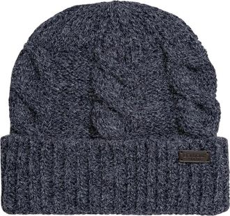 Barbour Jesmond Muts en Sjaal Cadeauset - Heren - Hoeden - Blauw - ONE Size - Polyester - Accessoires