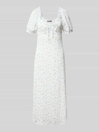 Gina Tricot Midikleid in Crinkle-Optik Modell Ilma in Hellblau, Größe L